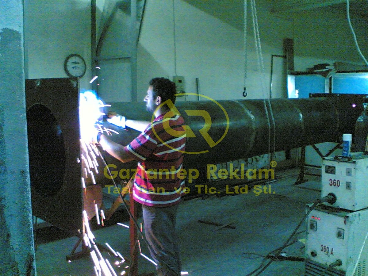 Ağır Çelik Totem Direği Kaynak İmalatı