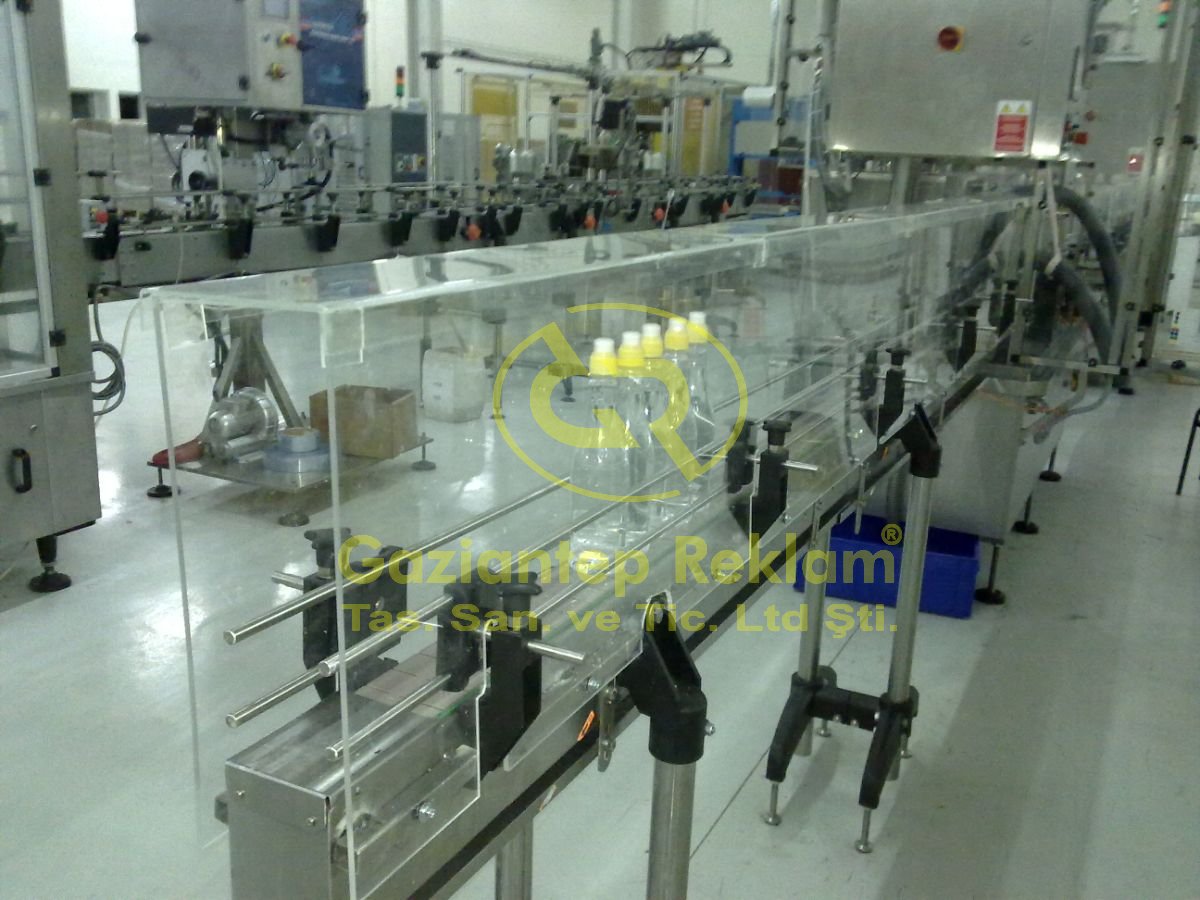 Akrilik Pleksi Hijyenik Makine Koruma Çözümleri