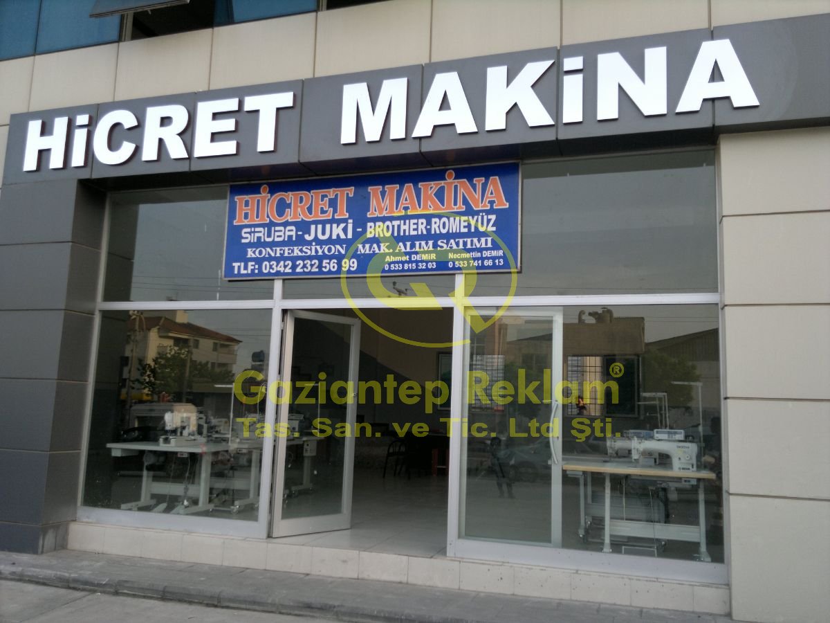 Ayna alkor Yüzeyli Paslanmaz Kutu Harf Tabela