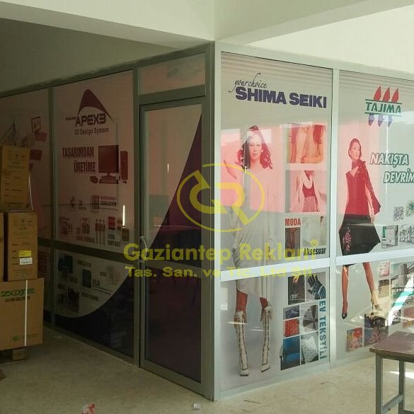 Cam Giydirme Dijital Baskı One Way Vision