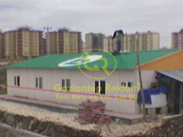 Çatı Üstü Logo Uygulaması Profesyonel Çözüm