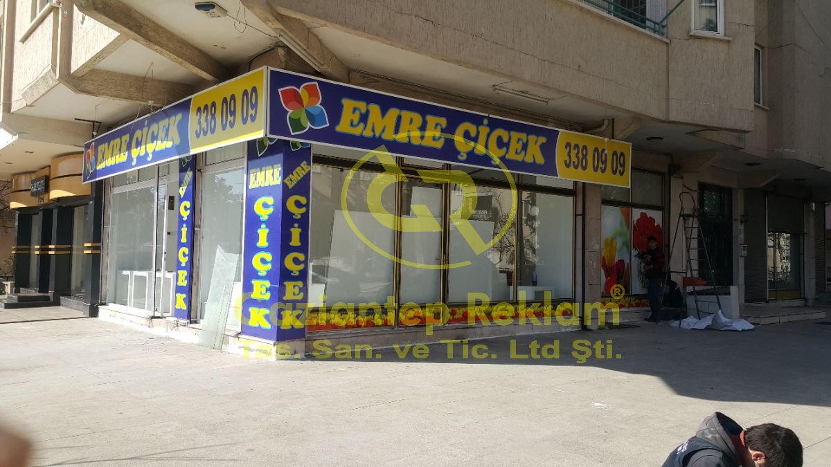 Cephe Köşe Işıklı Vinil Germe Tabela Çözümleri