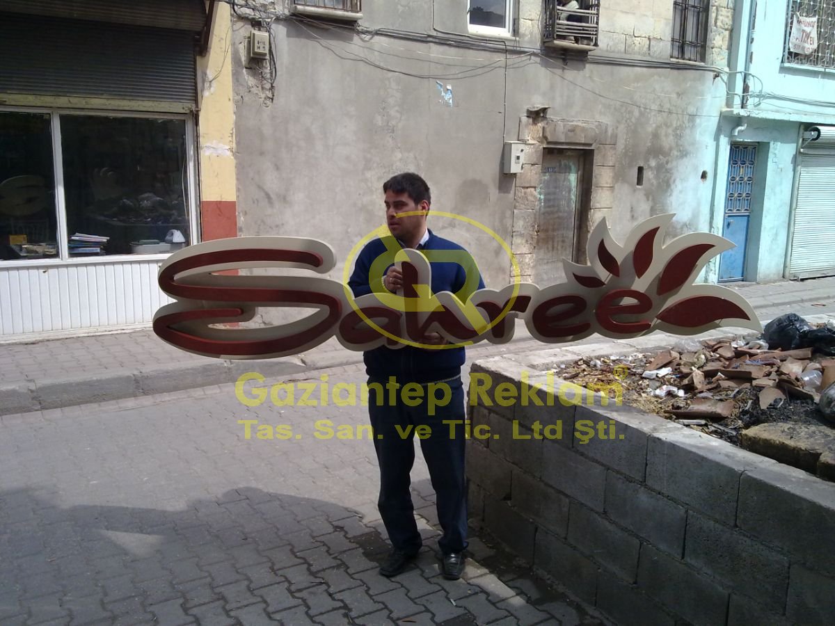 Çift Katmanlı Işıklı Metal Kutu Harf Tabela