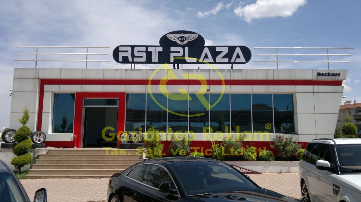 dekoratif Çatı Işıklı Pleksi Kutu Harf Tabela