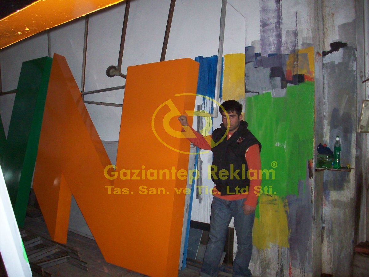 Dev Boyutlu Kutu Harf Tabela Üretim Aşamaları