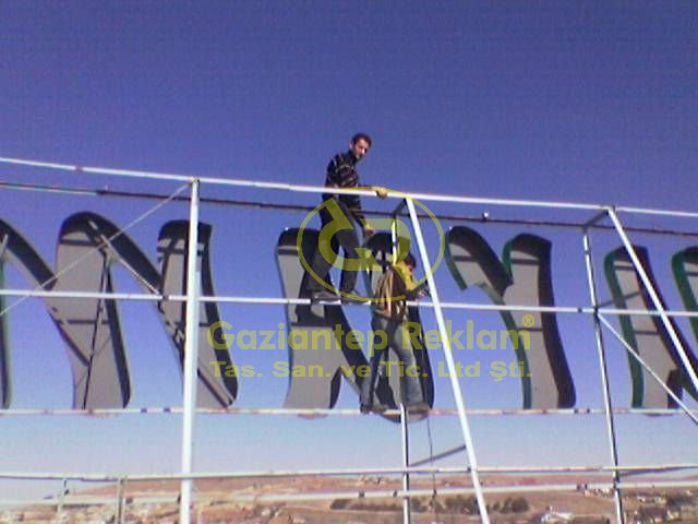 Dev Kurumsal Çatı Kutu Harf Tabela Uygulaması