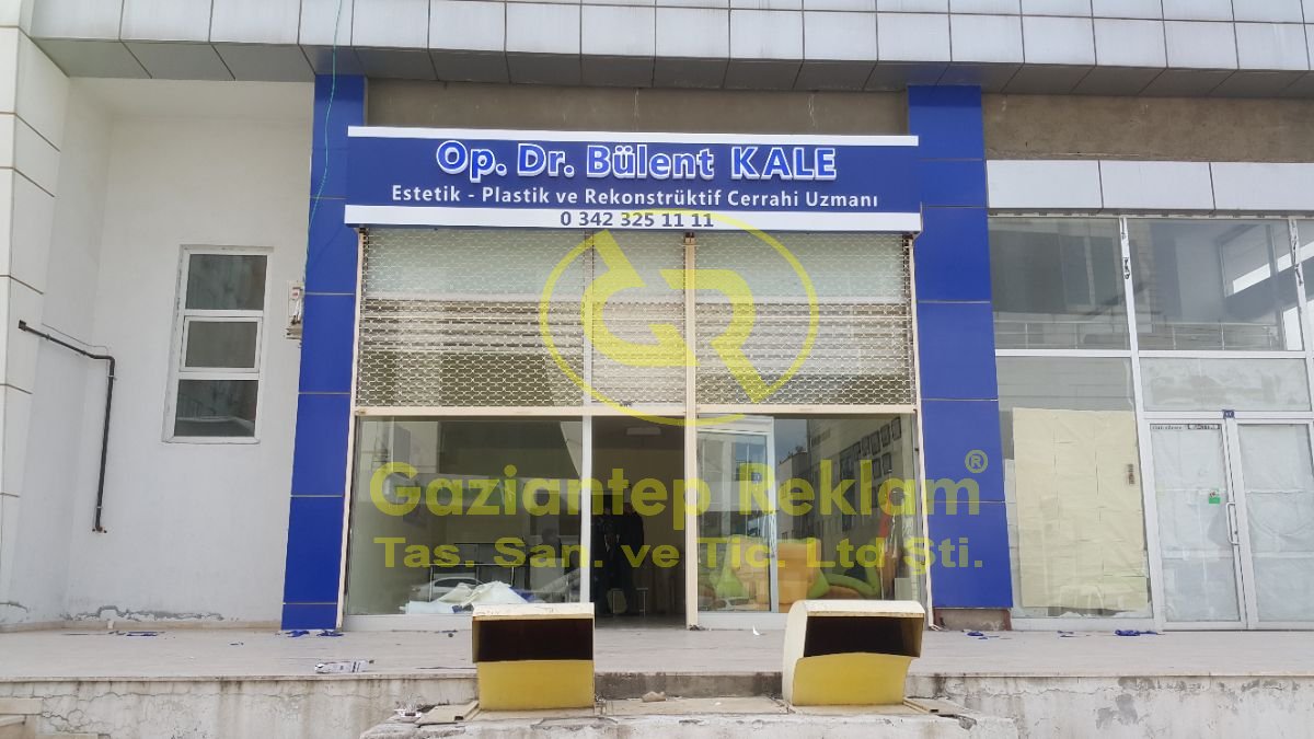 Estetik Dekupe Oyma Işıklı Kompozit Tabela