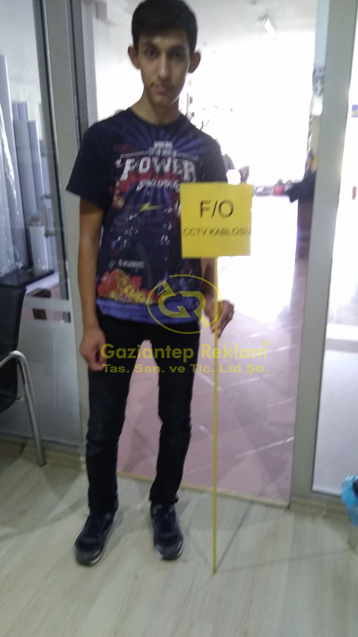 F/O CCTV Kablosu Ürün Yönlendirme Alan Tabela