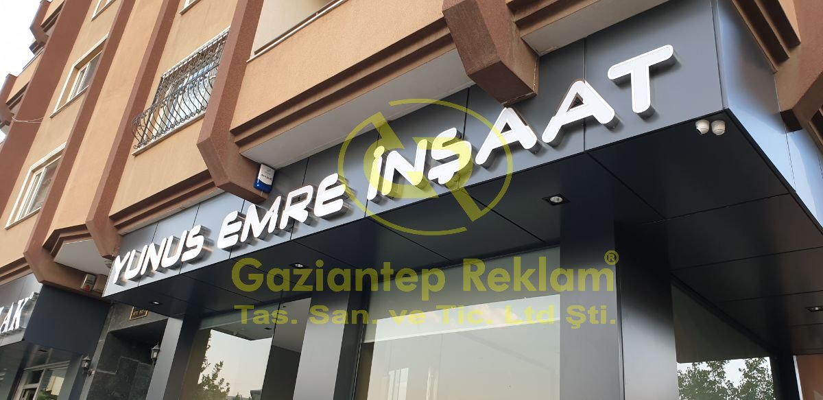 Göz Alıcı LED Işıklı Pleksi Kutu Harf Tabela