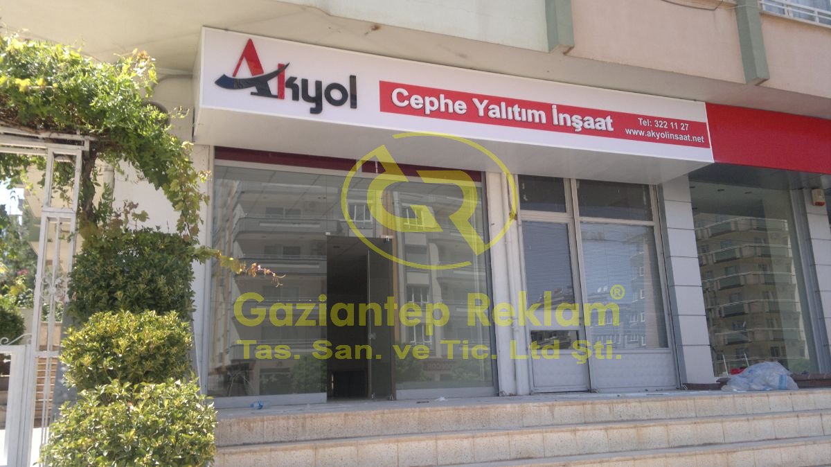 Göz Alıcı Pleksi Kabartma Harf Dış Cephe Tabela