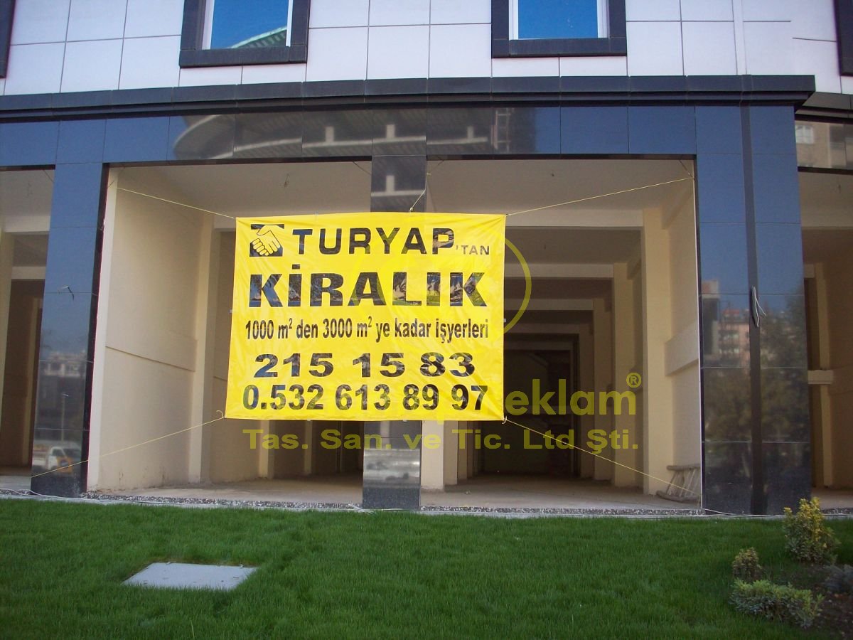 Hızlı Teslimat Vinil Branda Kiralık Tabela Çözümleri