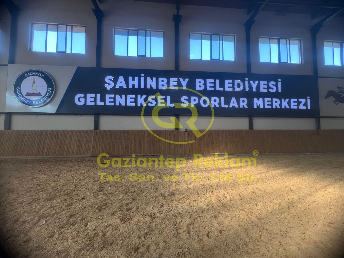 İç Mekan Parlak Led Kutu Harf Tabela Uygulamaları