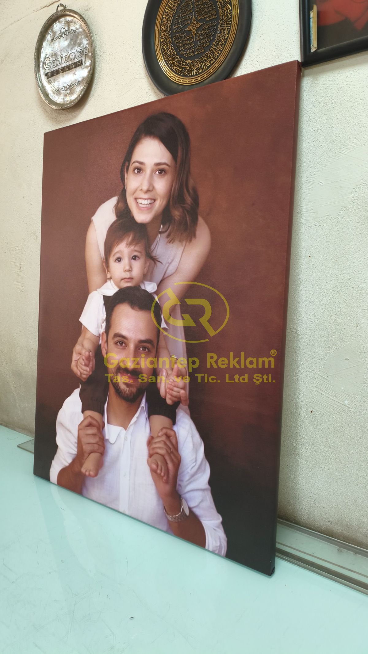 Kişiye Özel Dekoratif Kanvas Aile Tablosu Baskı