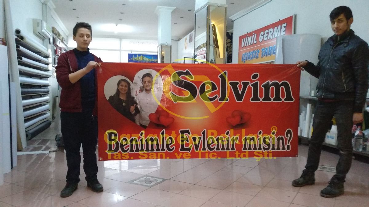 Kişiye Özel Dijital Baskılı Vinil Branda Afiş