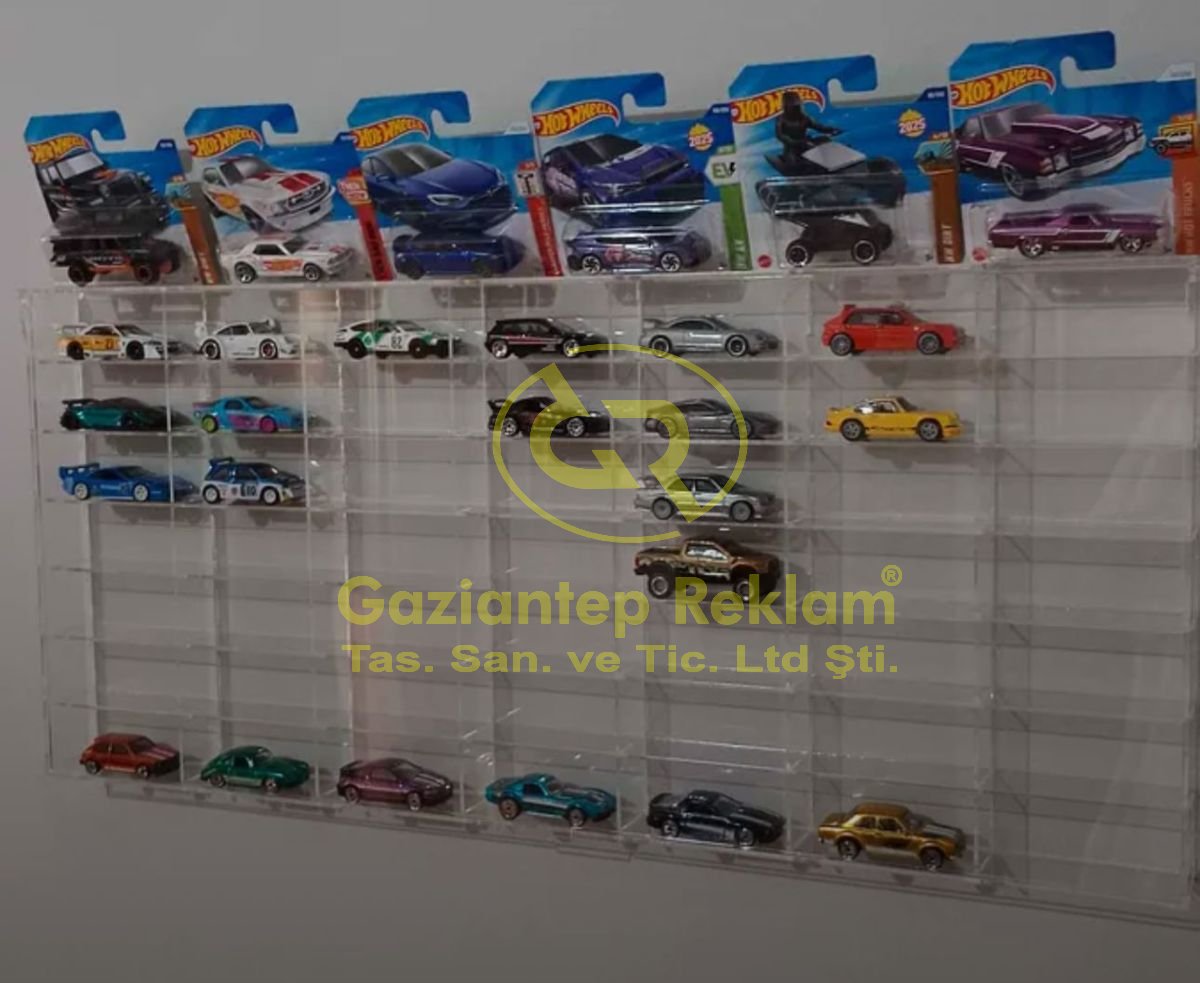 Koleksiyonculara Özel Şeffaf Akrilik Pleksi Vitrin