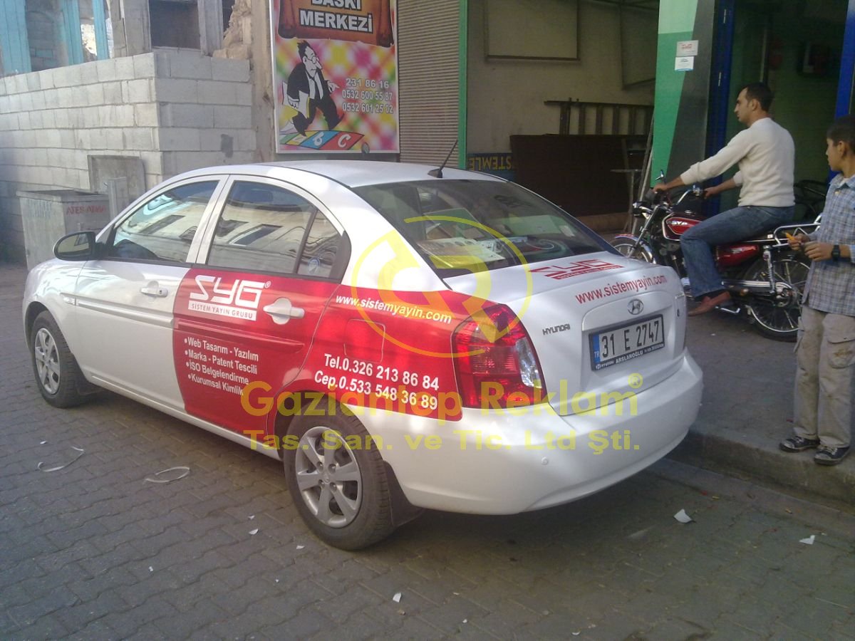 Kurumsal Araç Kaplama Folyo Uygulaması Mobil Reklam