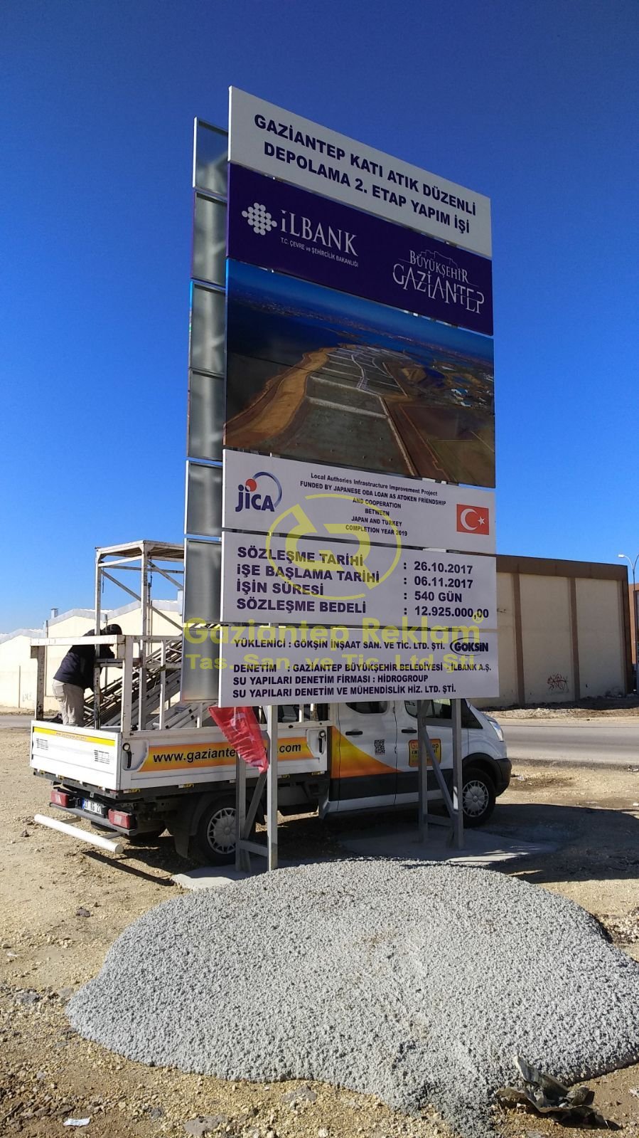 Kurumsal İnşaat Proje Bilgilendirme Tabelası