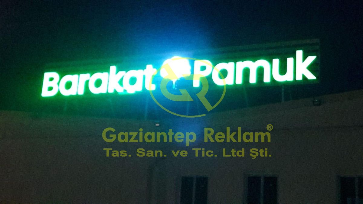 Kurumsal LED Kutu Harf Çatı Tabela Çözümleri