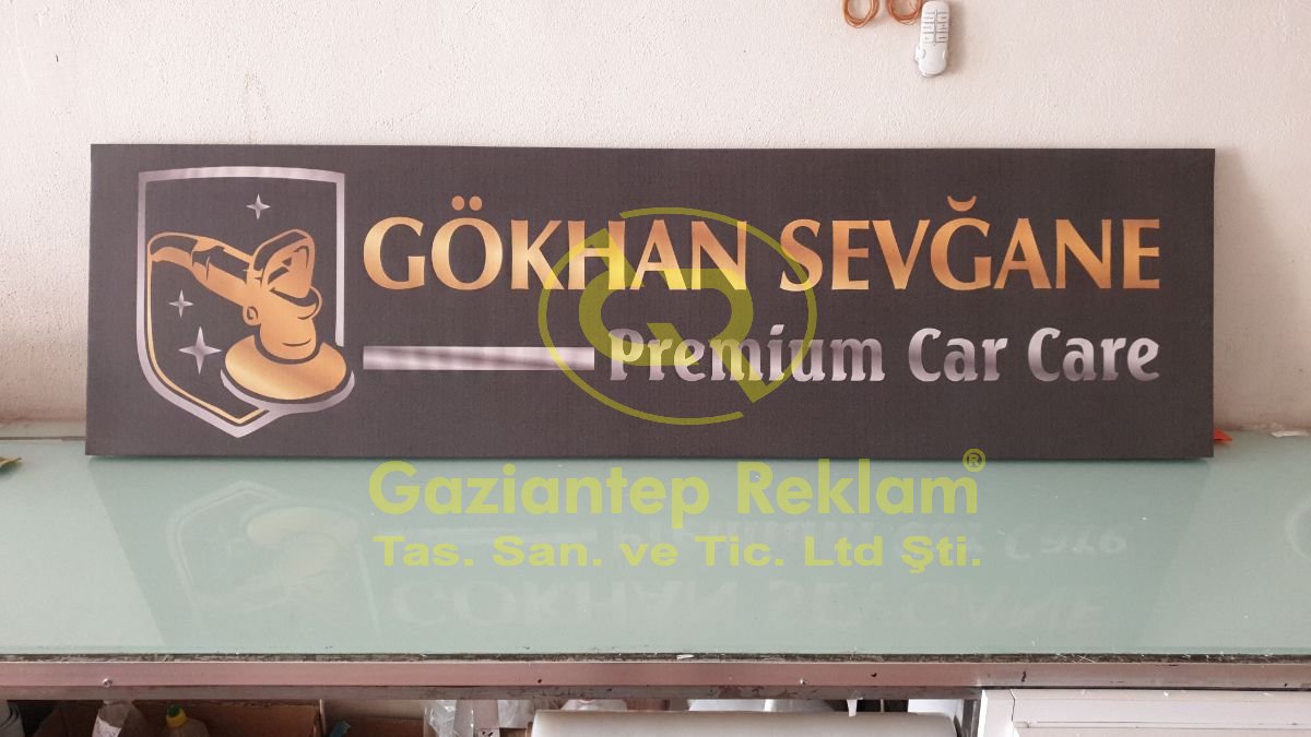 Lüks Altın Gümüş Efektli Kurumsal Duvar Panosu