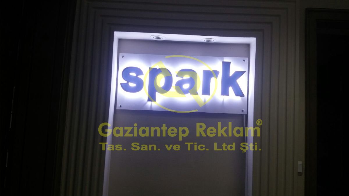 Modern Işıklı Pleksi Büro Yönlendirme Tabelası