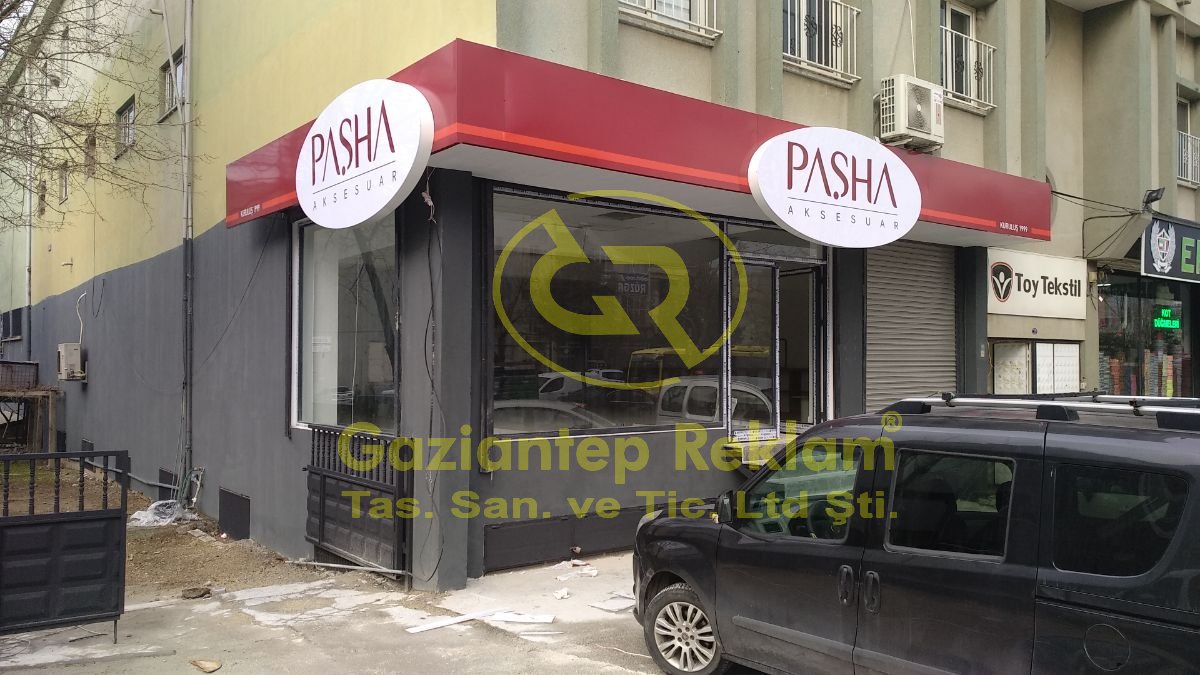 Modern Işıklı Yuvarlak Pleksi Tabela ve Kompozit Giydirme