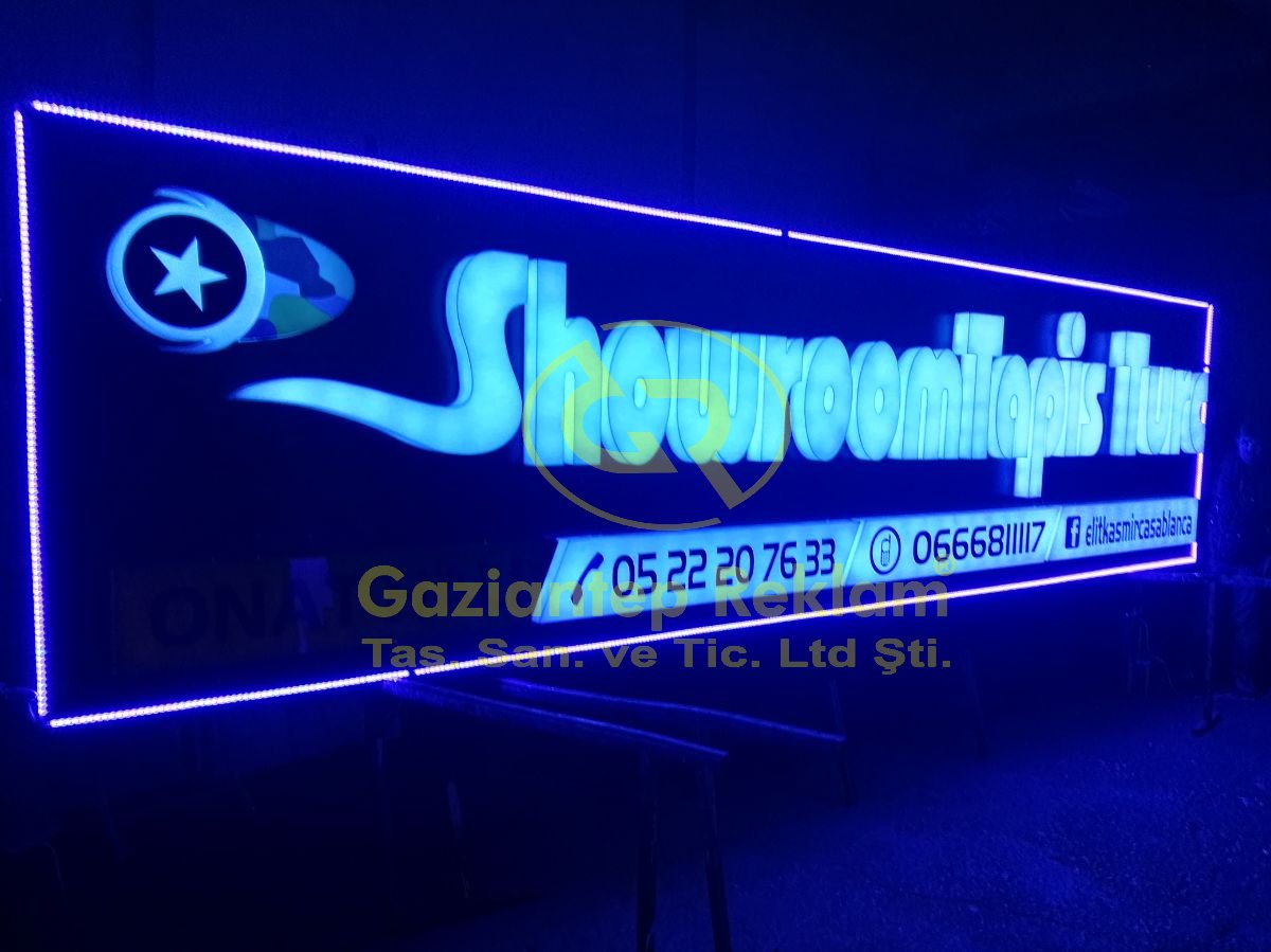 Özel Kesim Pleksi LED Kutu Harf Tabela
