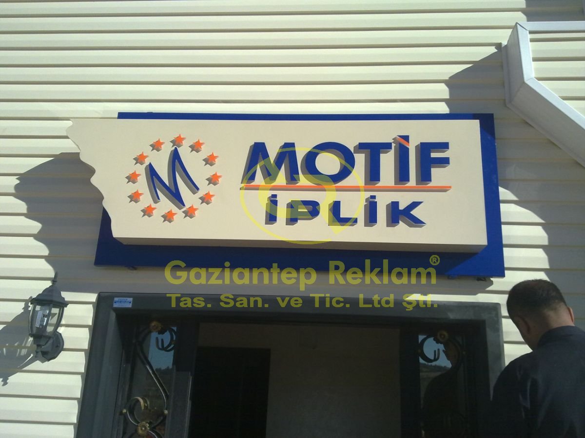 Özel Şekilli Dekupe Oyma Işıklı Tabela