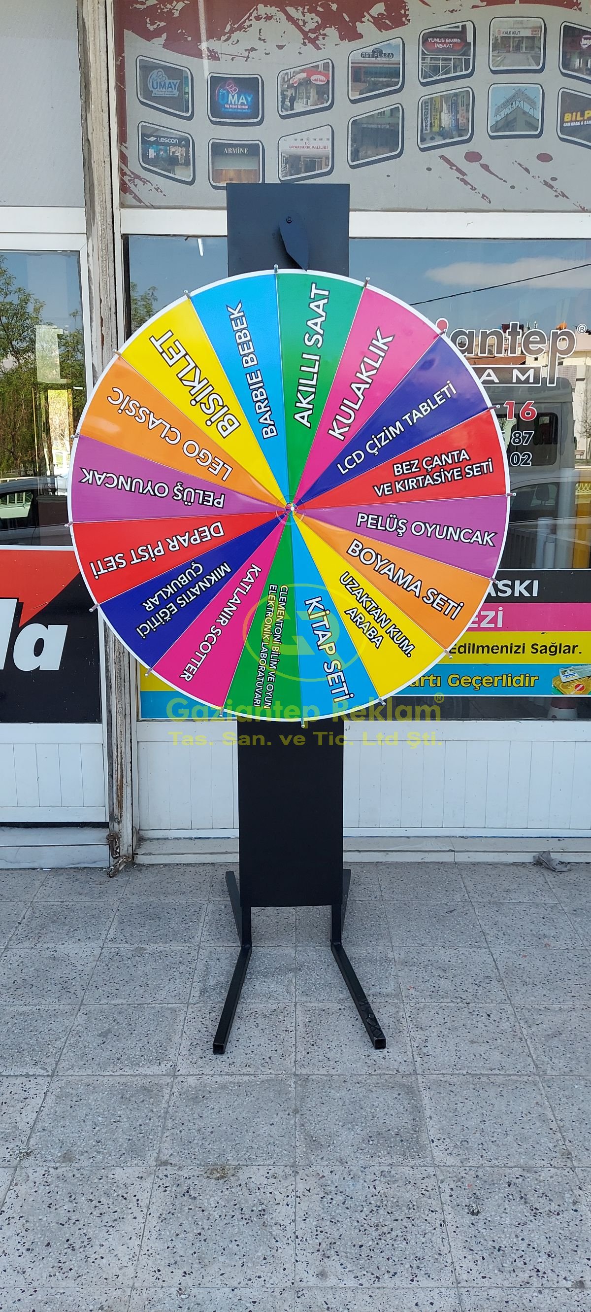 Özel Tasarım Çekiliş Çarkı Etkinlik Ekipmanı