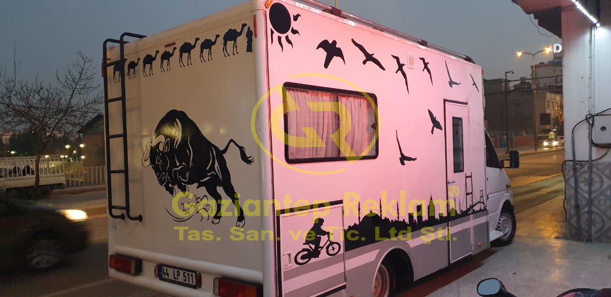 Özel Tasarım Karavan Plotter Kesim Uygulaması