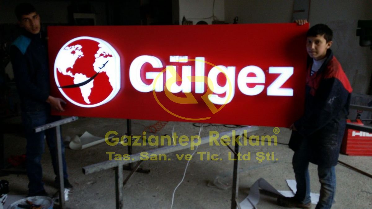 Parlak LED Aydınlatmalı Kurumsal Pleksi Kutu Harf Tabela