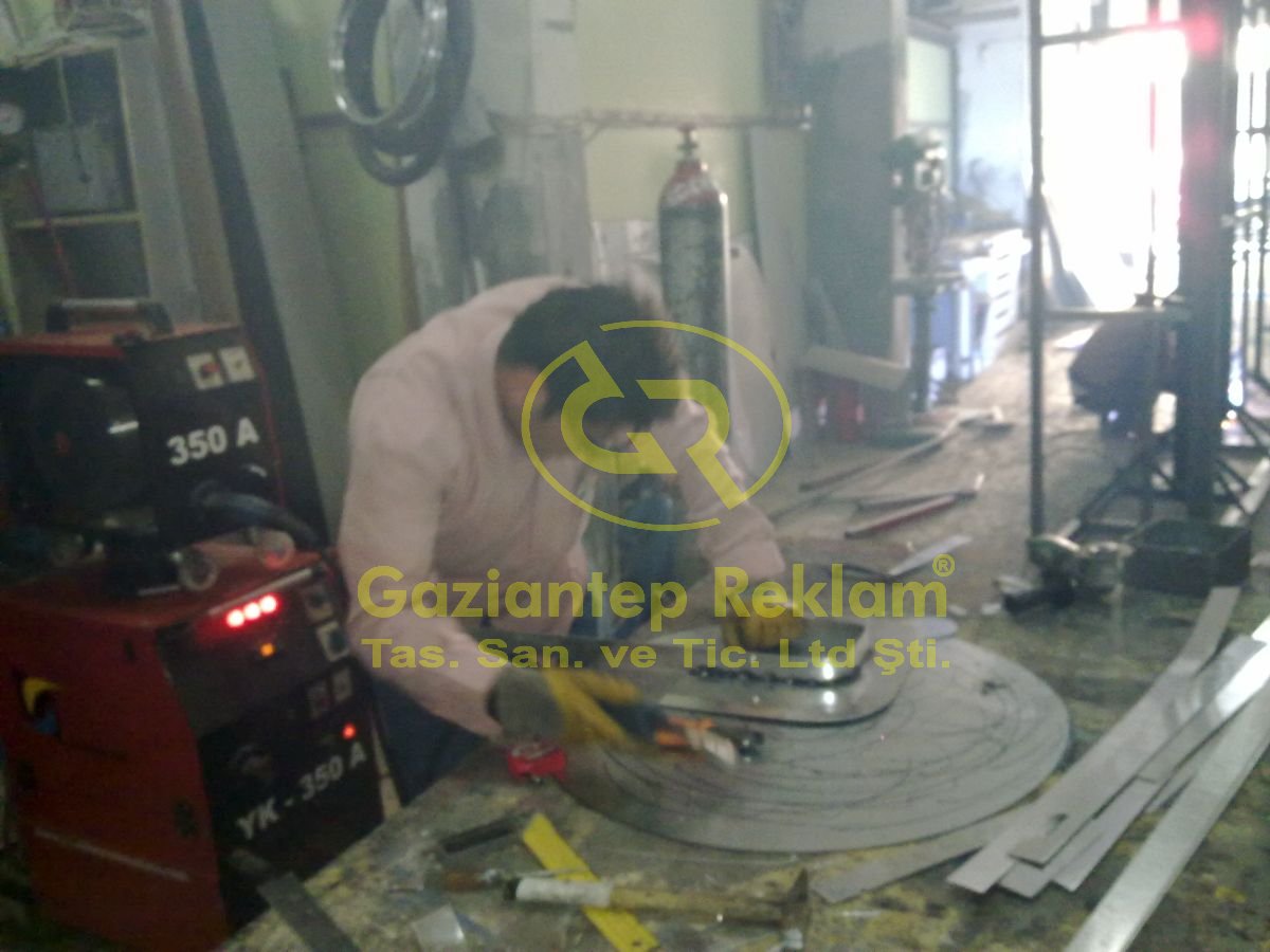 Paslanmaz Metal Kutu Harf Kaynak İmalatı