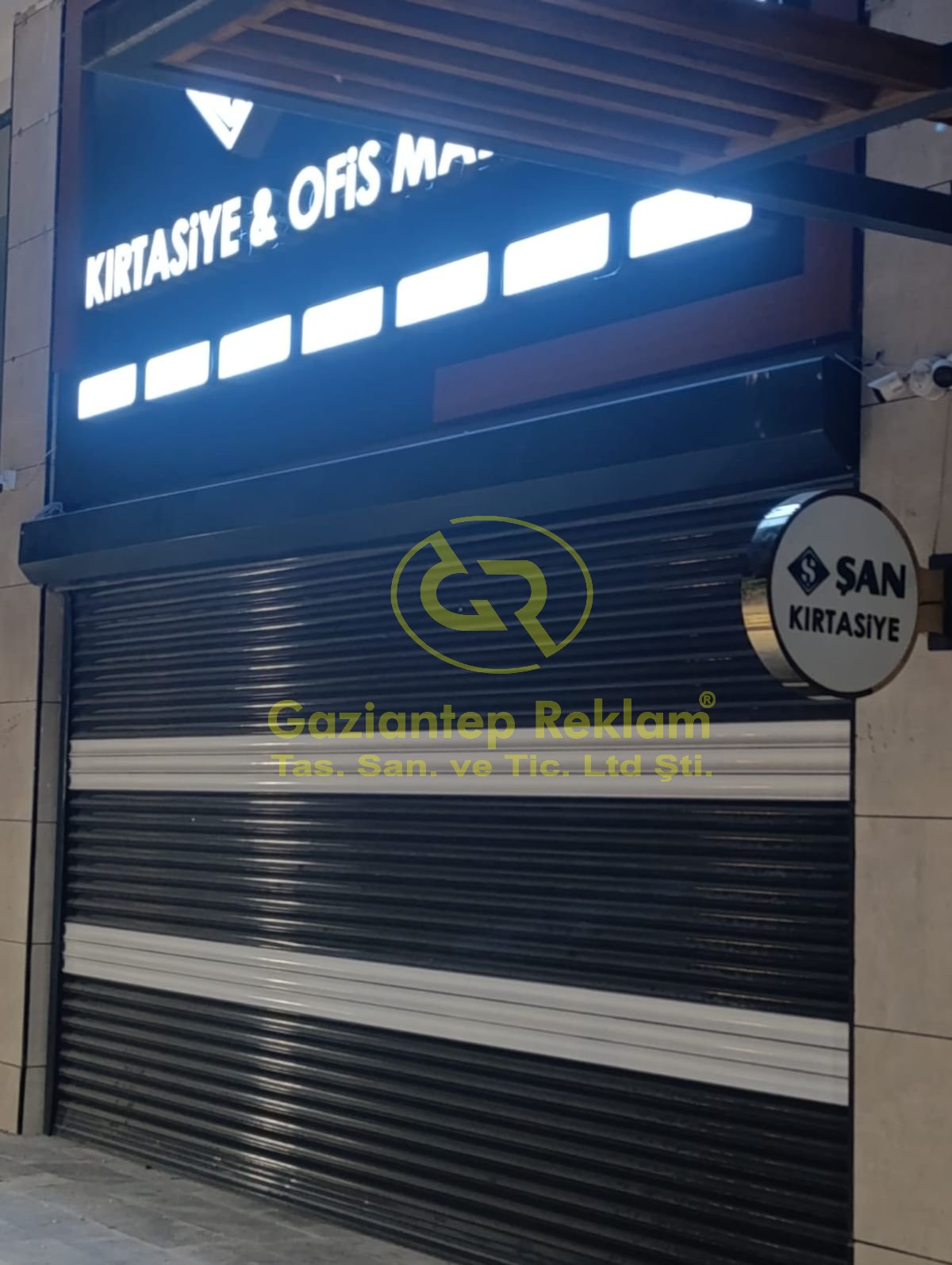 Pleksi Kutu Harf Kompozit Zemin LED Tabela