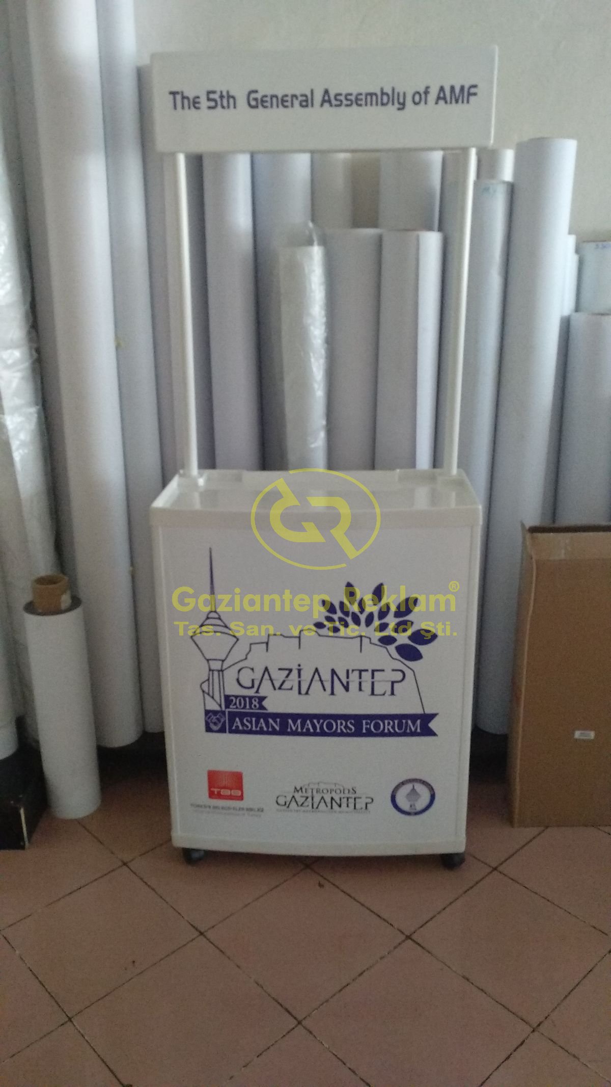 Portatif Demonstasyon Standı Kolay Kurulum Çözümü