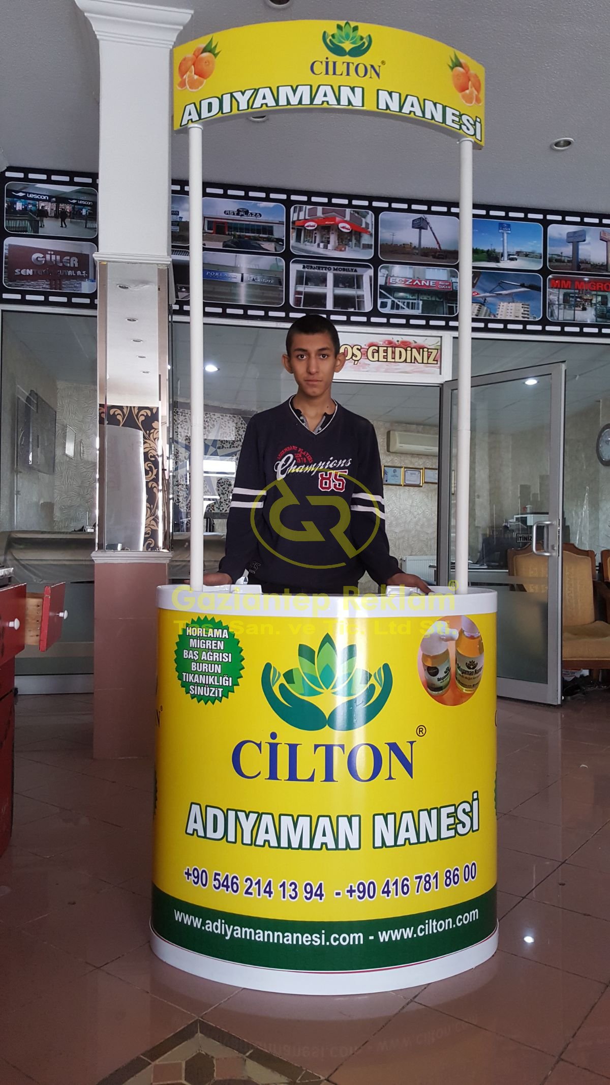 Portatif Promosyon Standı Demonte Tadım Kiosk Çözümleri