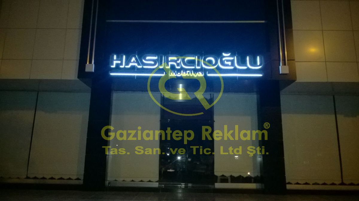 Premium Pleksi Kutu Harf LED Tabela Uygulaması