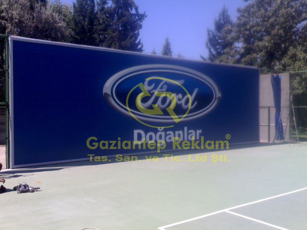 Profesyonel Dev Boyutlu Vinil Germe Reklam Panosu