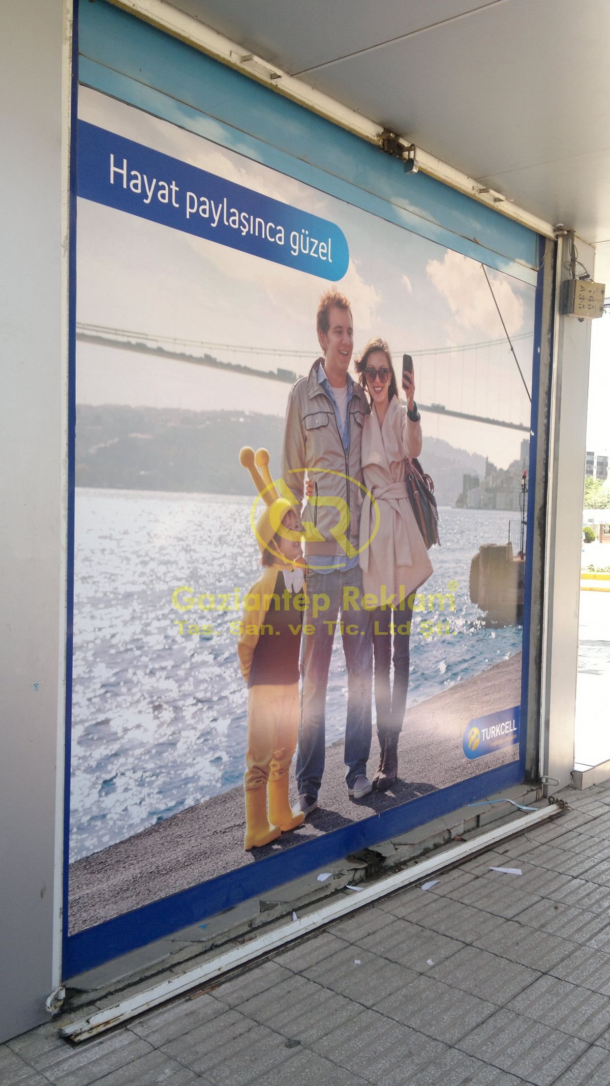 Profesyonel Dış Mekan Dijital Vinil Baskı Uygulaması