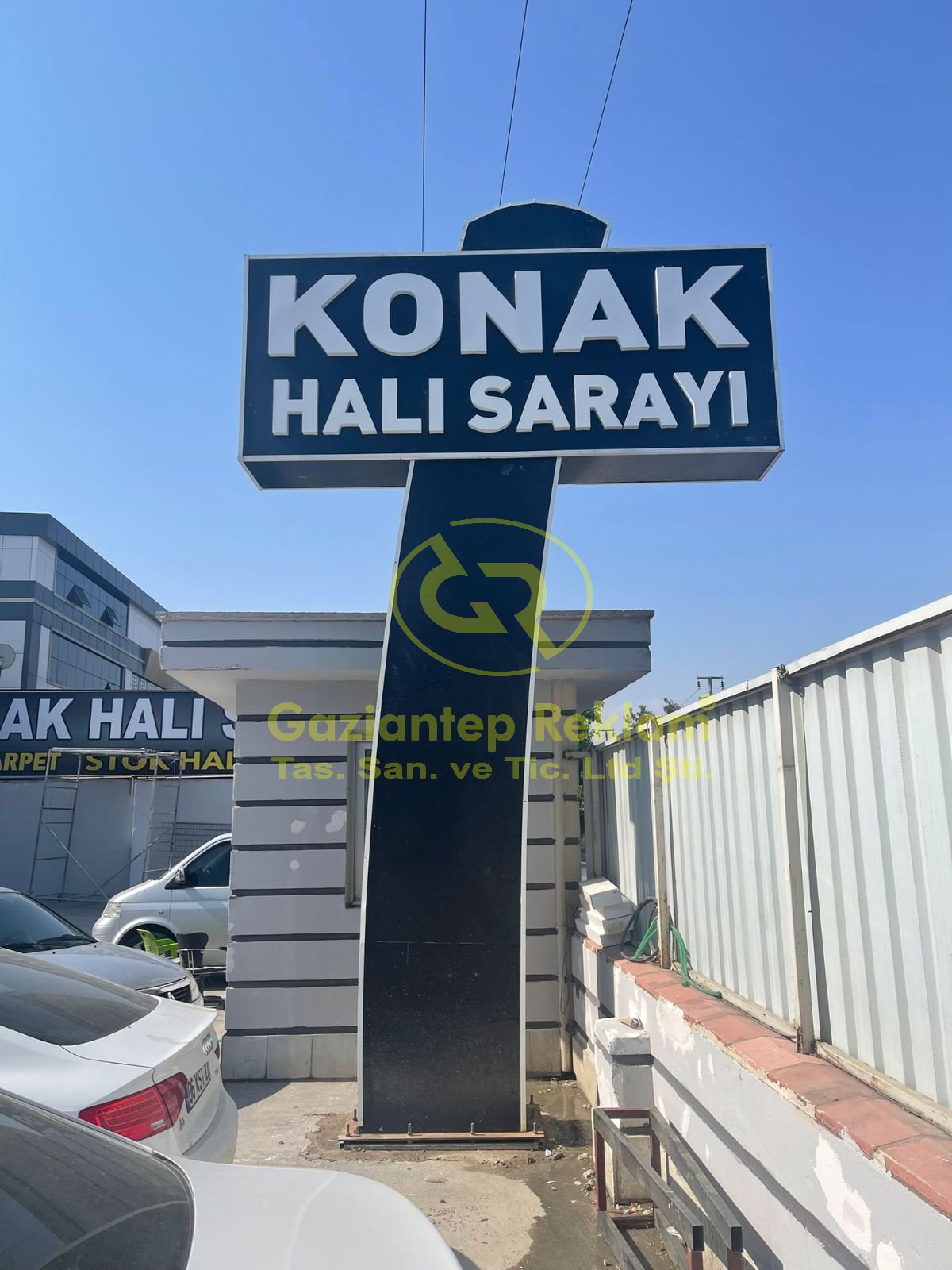 Profesyonel Işıklı Kompozit Totem Tabela İmalatı