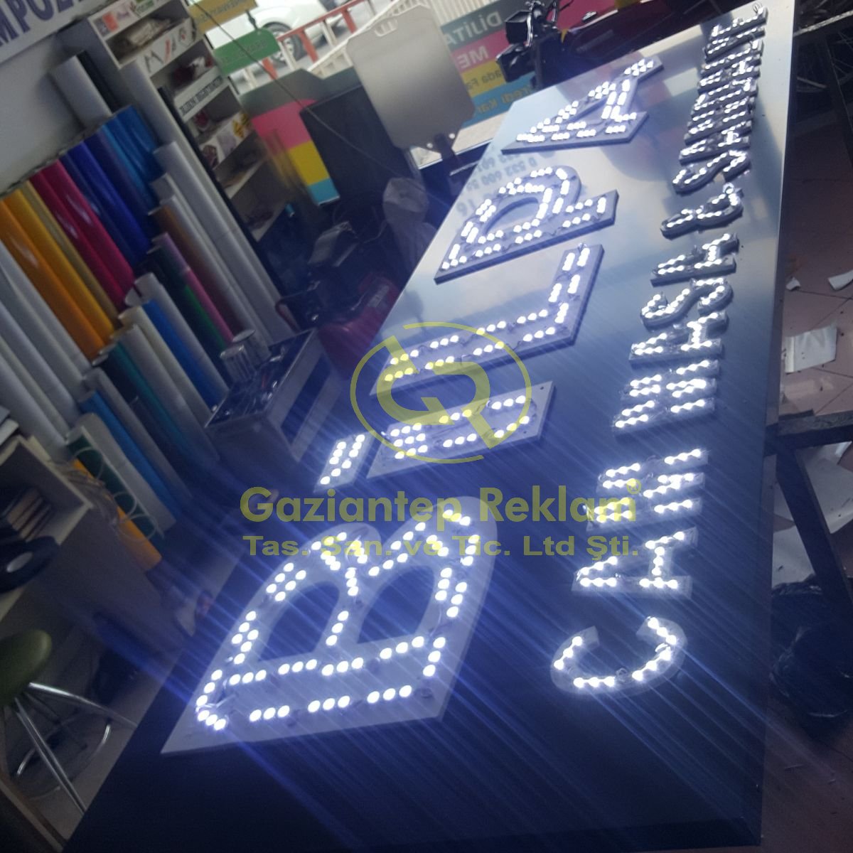 Profesyonel LED Işıklı Kutu Harf Tabela İmalatı
