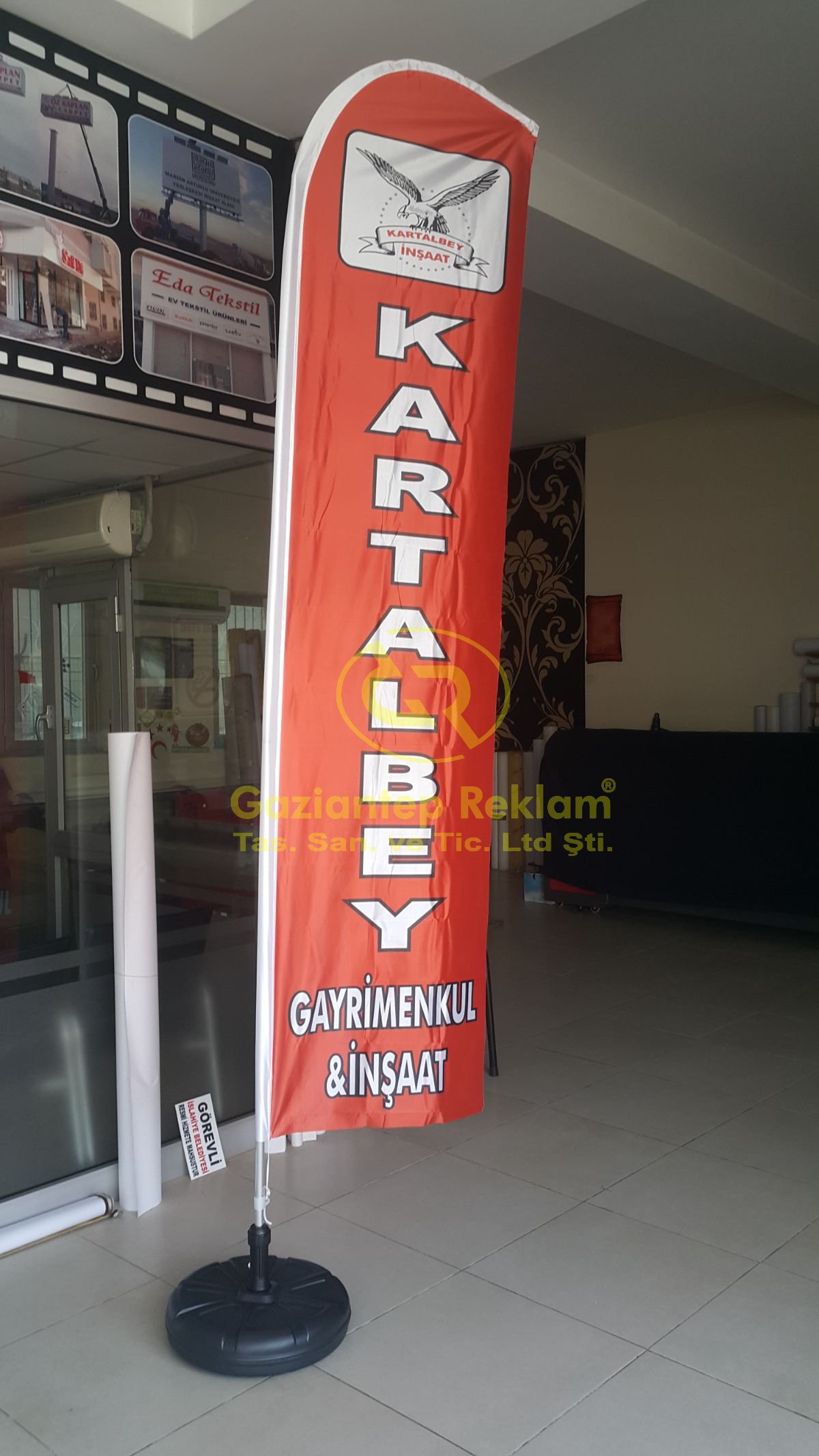 Rüzgara Dayanıklı Portatif Yelken Bayrak Sistemleri