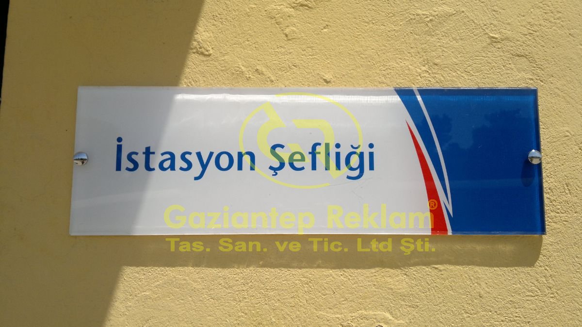 Şık Kurumsal Pleksi Standoff Yönlendirme İsimliği