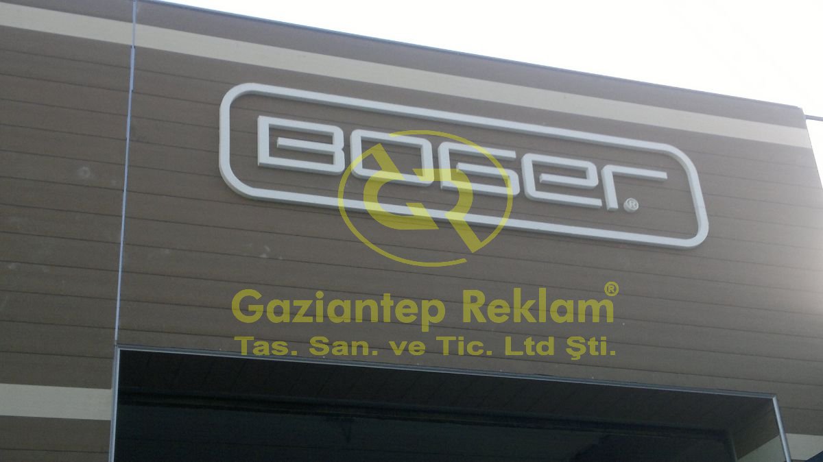 Strafor Kabartma Harf Bina Tabelası