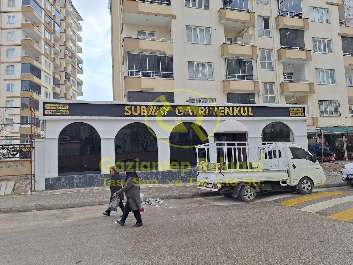 SUBAY GAYRİMENKUL Kutu Harf Tabela