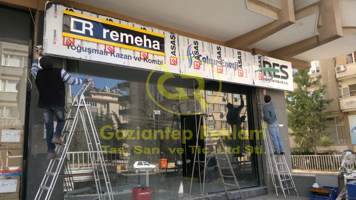 Uzun Ömürlü Dekupe Oyma Kompozit LED Tabela