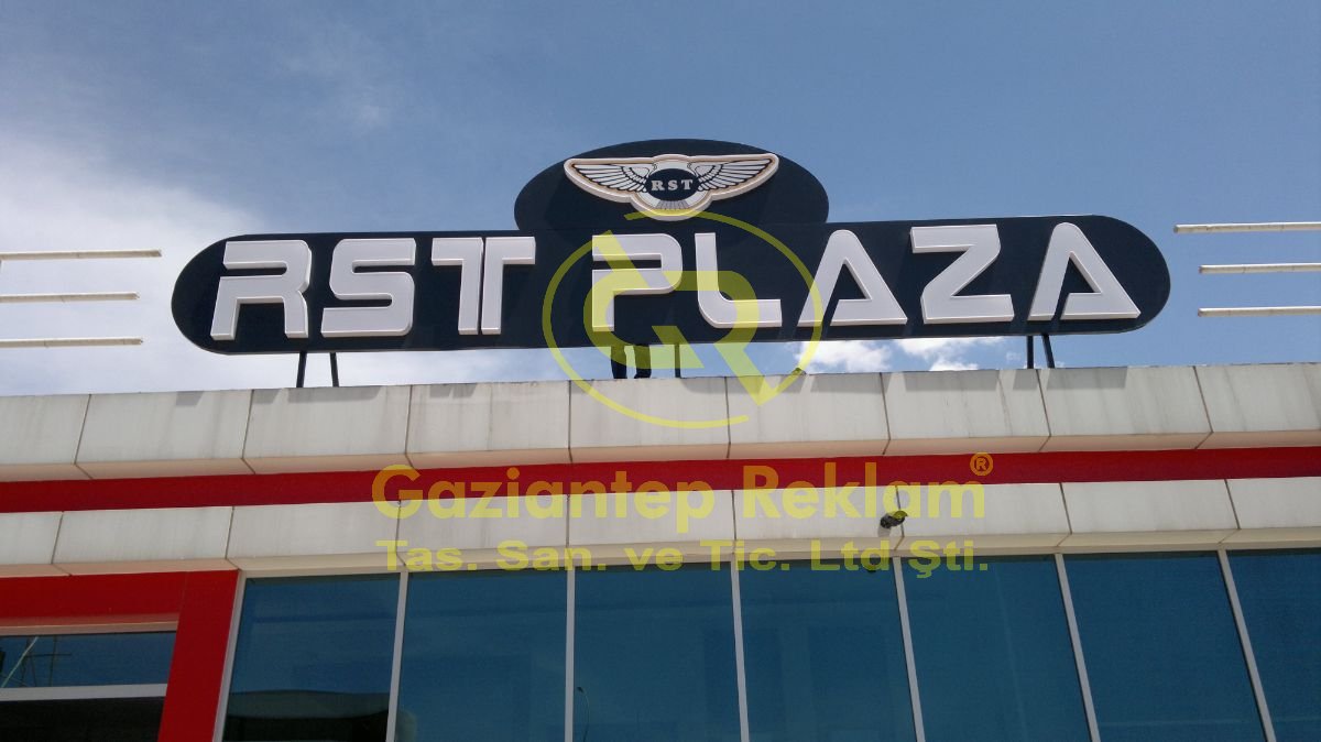 Uzun Ömürlü Işıklı Kompozit Zeminli Çatı Tabelası