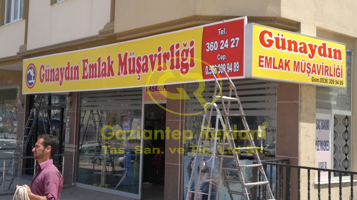 Uzun Ömürlü Işıklı Vinil Germe Cephe Tabela