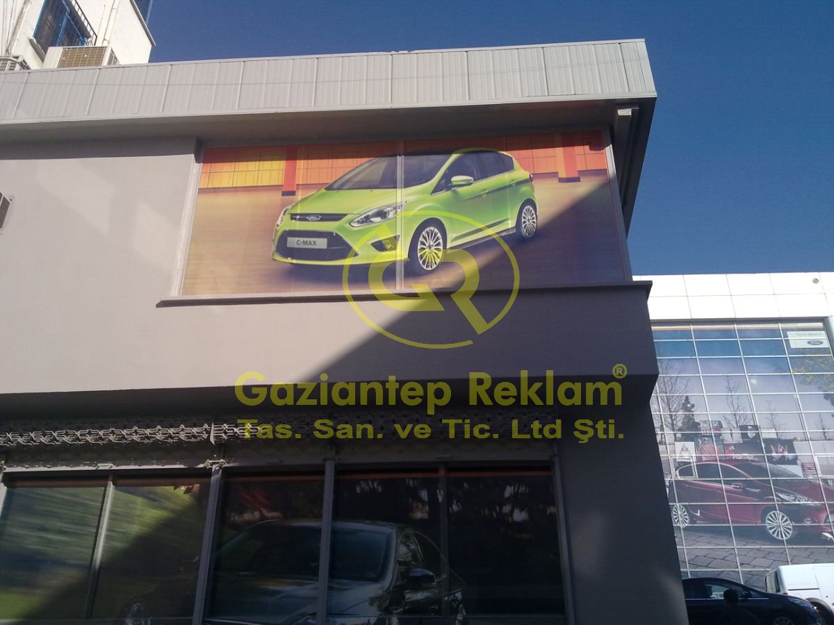 Yüksek Çözünürlüklü Bina Cephe Folyo Giydirme