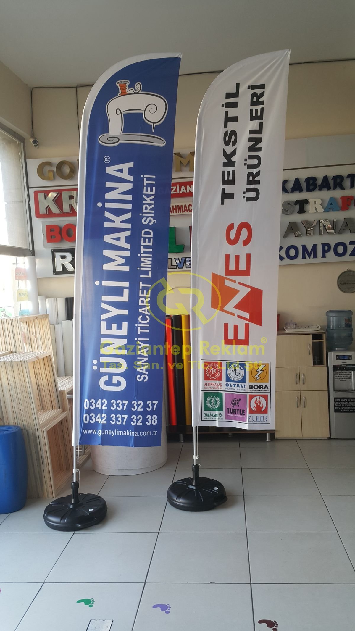 Yüksek Kaliteli Dijital Baskılı Yelken Bayraklar