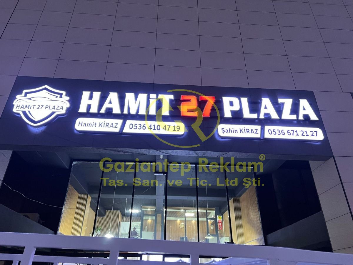 Yüksek Parlaklıkta Çift Renk LED Kutu Harf Tabela